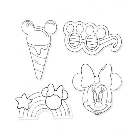 Zestaw kreatywny Magnesy Colorino Creative Minnie, 4szt - 2